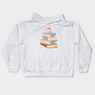 Books And Coffee Kids Hoodie